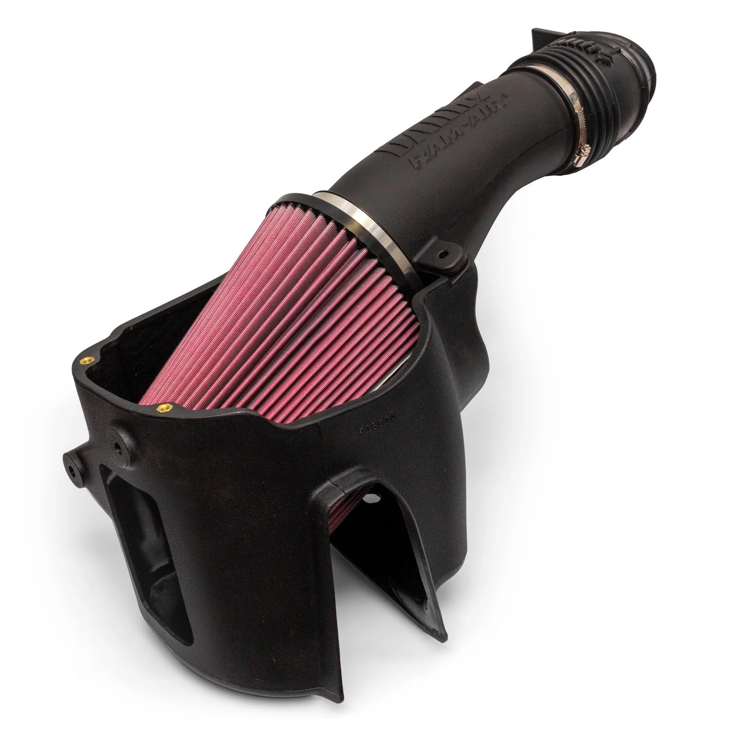 Ram-Air® Oiled or Dry Filter, Cold Air Intake System Front View Red