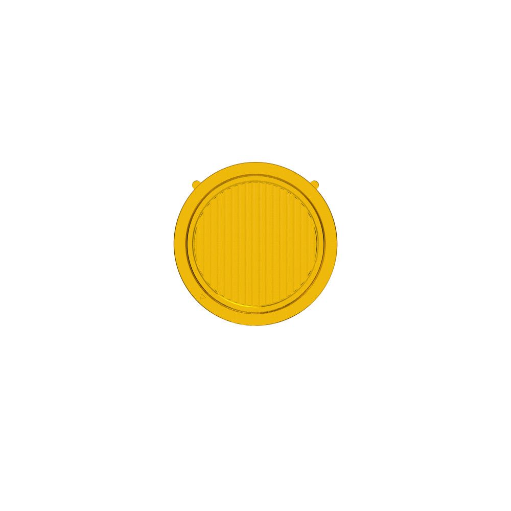 KC HiLites FLEX ERA 1 | Performance Yellow Spread Beam Lens Front View