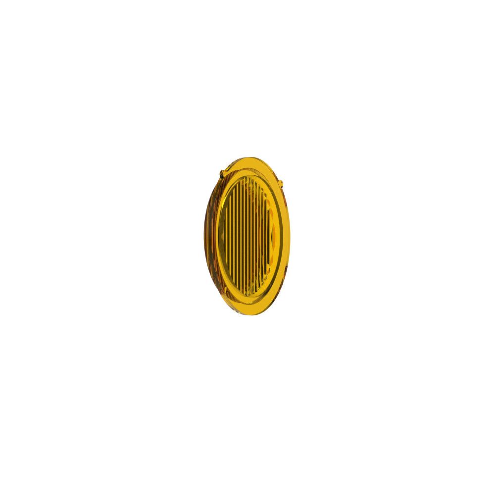 KC HiLites FLEX ERA 1 | Performance Yellow Spread Beam Lens Front View