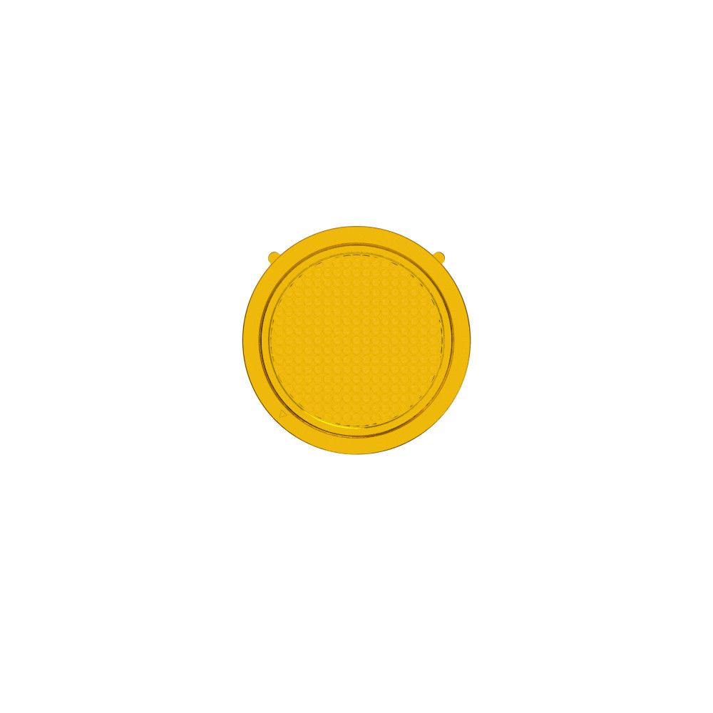 KC HiLites FLEX ERA 1 - Performance Yellow Flood Beam Lens Front View