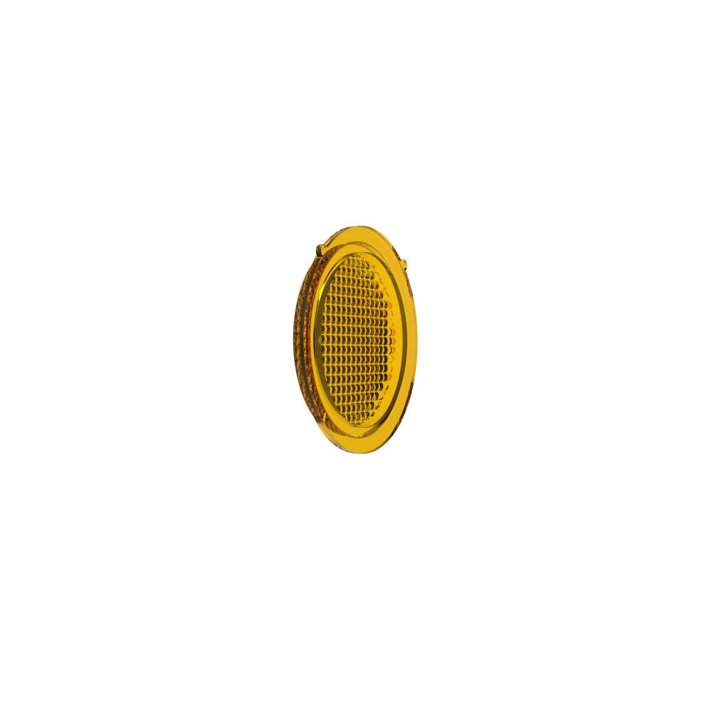 KC HiLites FLEX ERA 1 - Performance Yellow Flood Beam Lens Front View