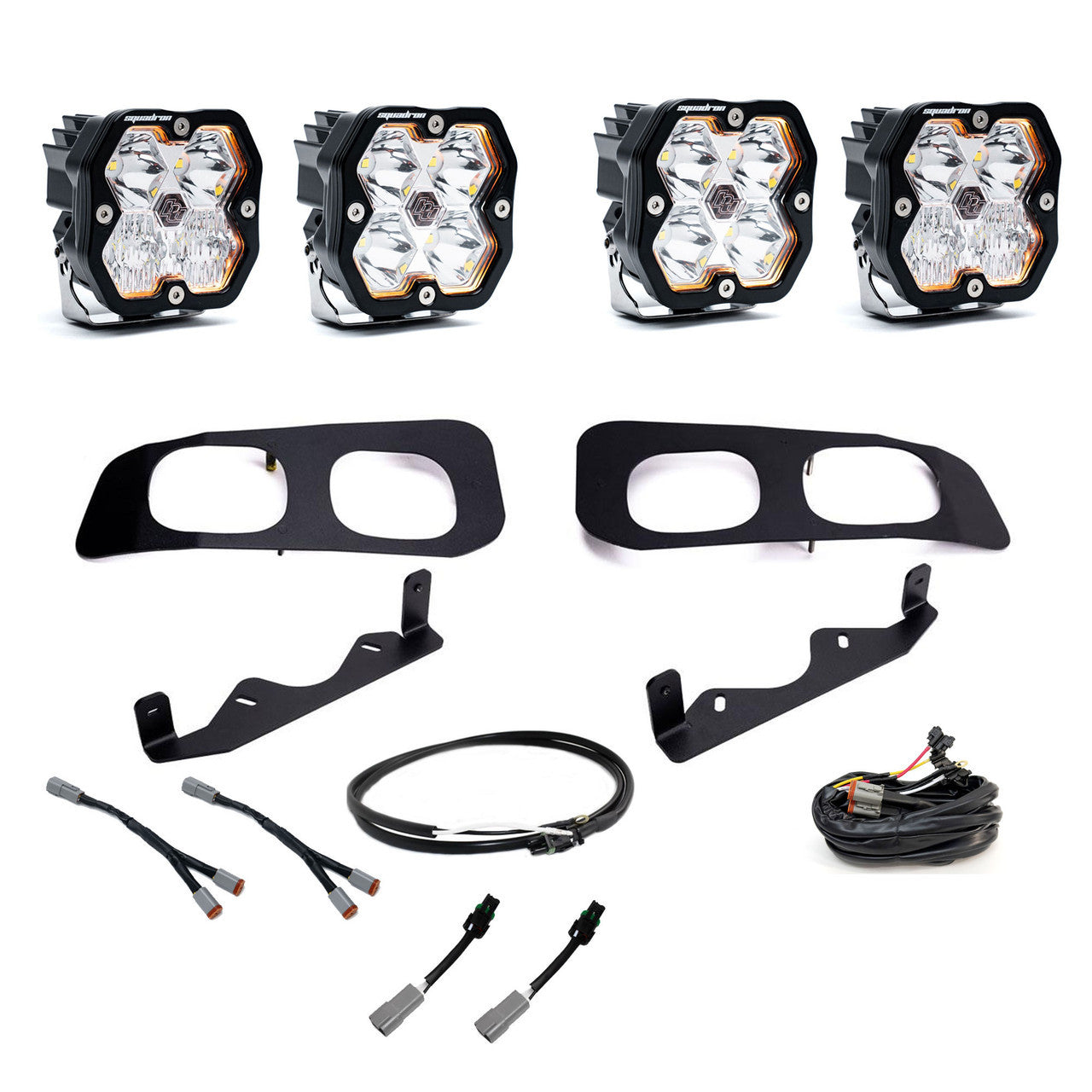 Squadron 2.0 Sport Dual Fog Pocket Light Kit - Ford 2023-26 F-250/350 Super Duty