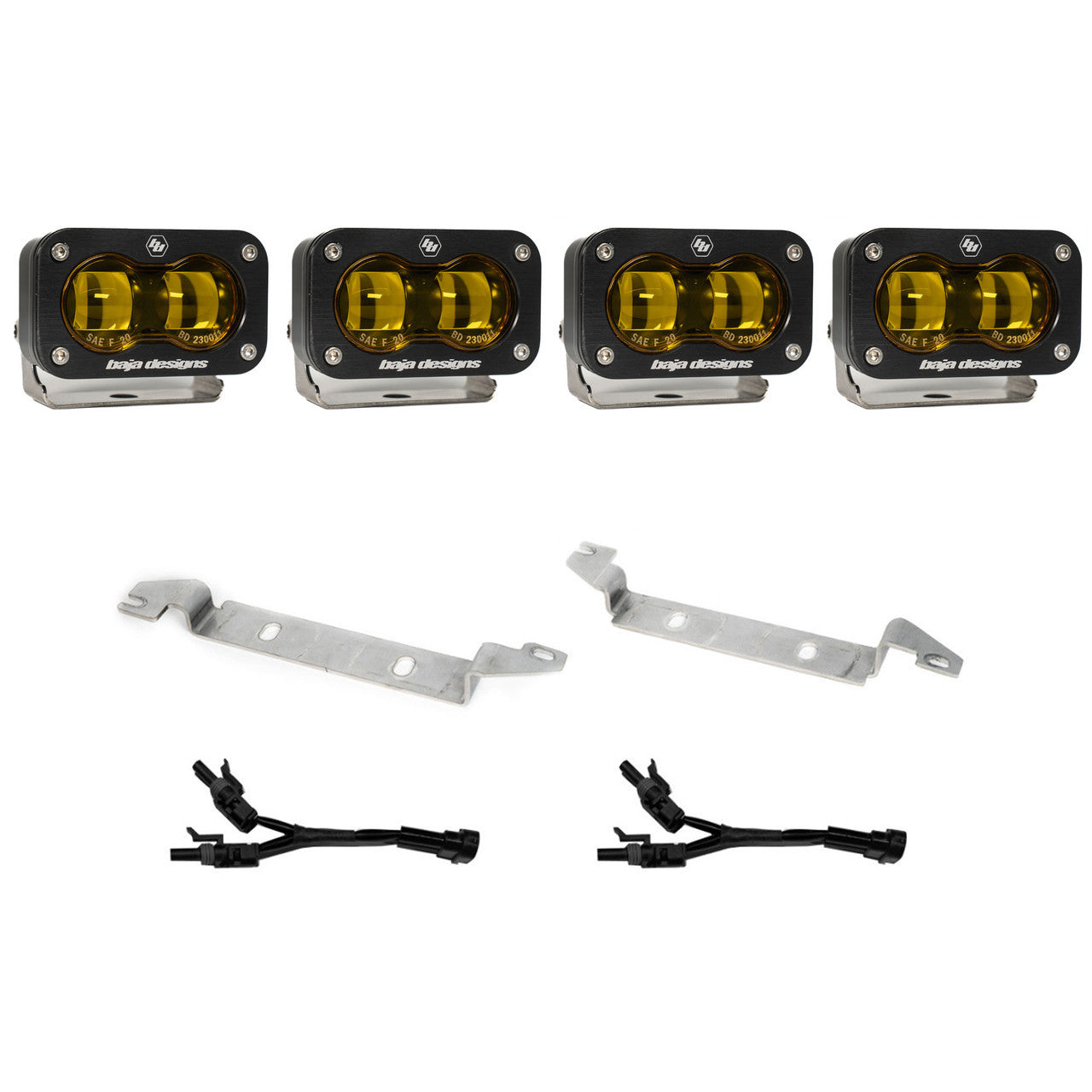 S2 SAE OEM Fog Light Replacement Kit - 2025-On Toyota 4Runner NOTE: Non-TRD Pro Front View