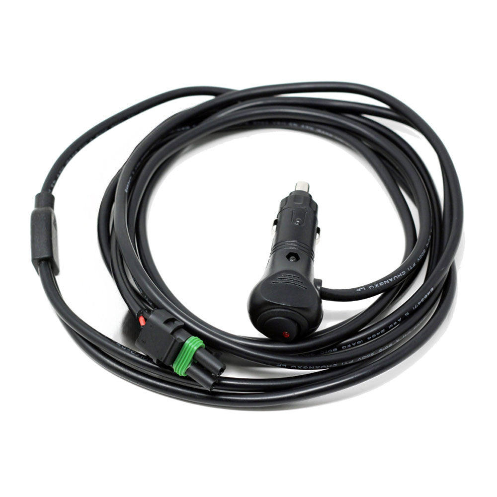 10 ft. Wire Harness w/12v Cigarette Plug-1-light Max 85 watts – Universal Front View