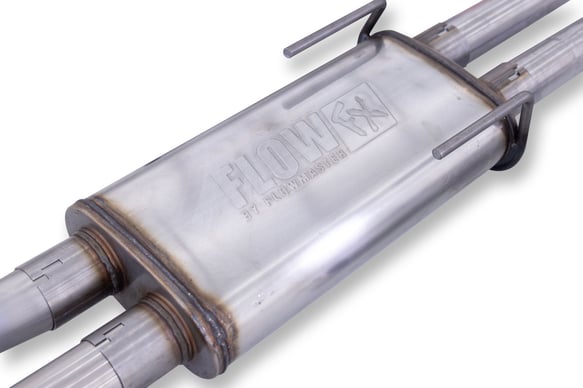 2022+ Toyota Tundra 3.5L FLOWMASTER FLOWFX CAT-BACK EXHAUST SYSTEM Close-up Display
