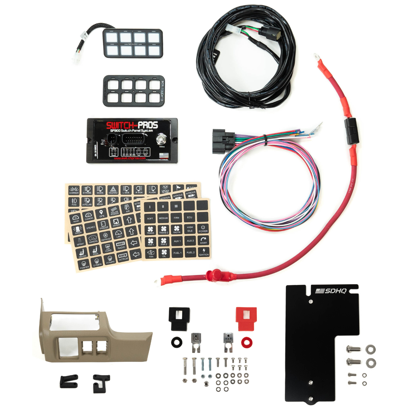 2010-2024 Toyota 4Runner SDHQ Built Complete Switch Pros Mounting Kit