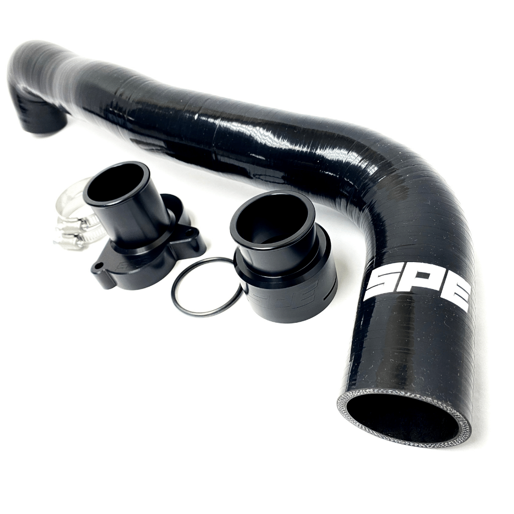 SPE Motorsport 2011-2024 6.7L Powerstroke Upper Radiator Hose Front View
