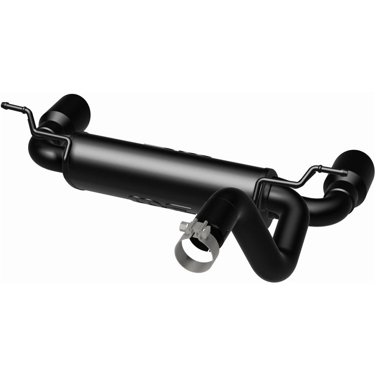 MagnaFlow 2018-2025 Jeep Wrangler Street Series Axle-Back Performance Exhaust System Front View