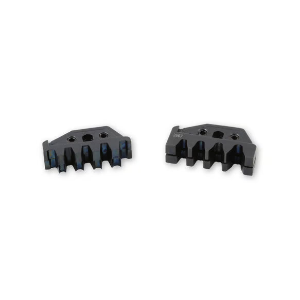 Deutsch Connector Crimp Jaws, Fits PN 35051 Front View Black