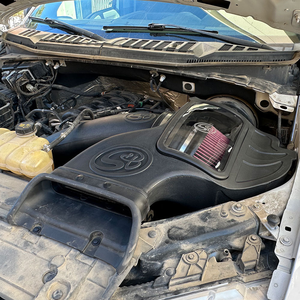 S&B Cold Air Intake for 2015-2017 Ford F-150 5.0L Front View