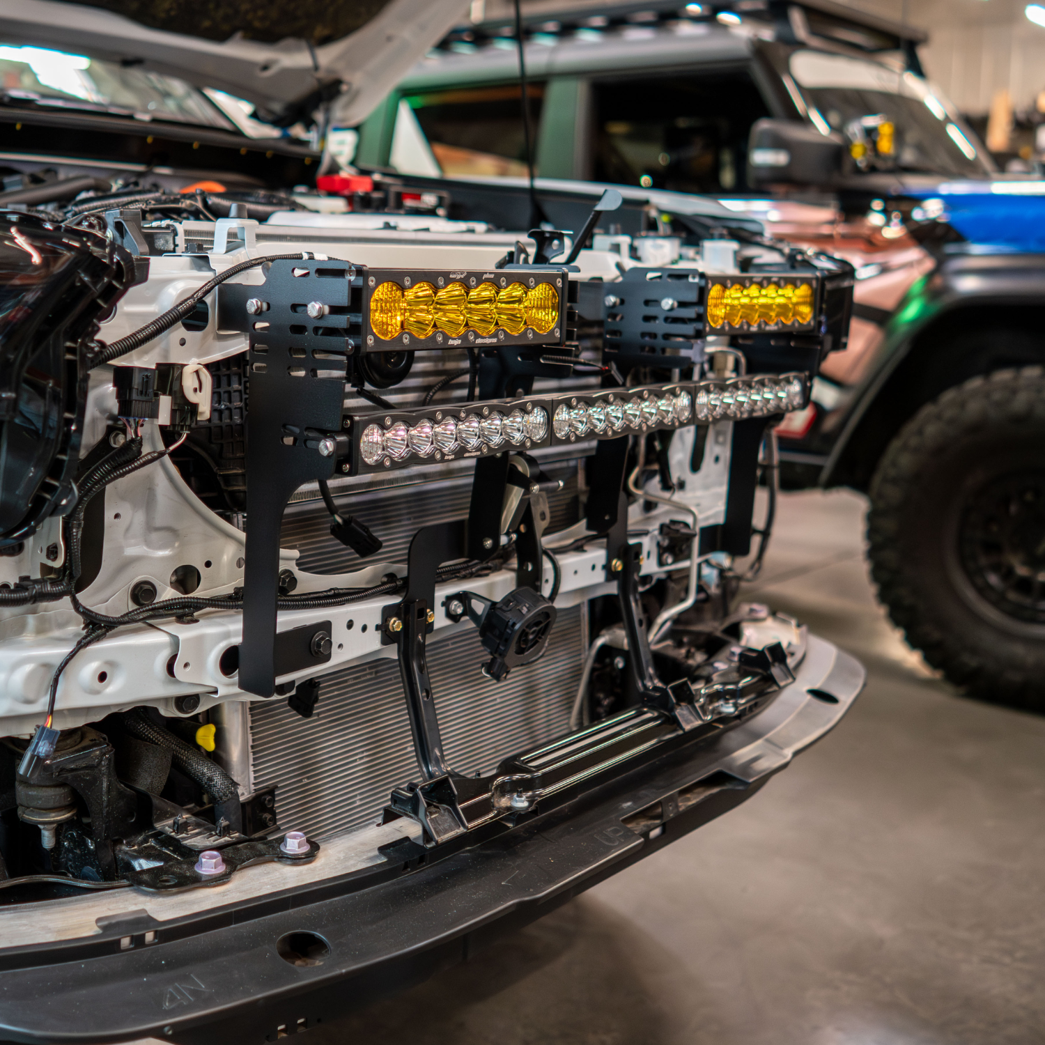 SDHQ Built 2025+ 4Runner Behind the Grille Light Bar Mounting Kit