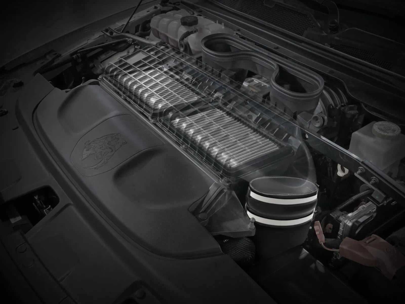 2021-2024 Ram TRX Super Stock Induction System Front View