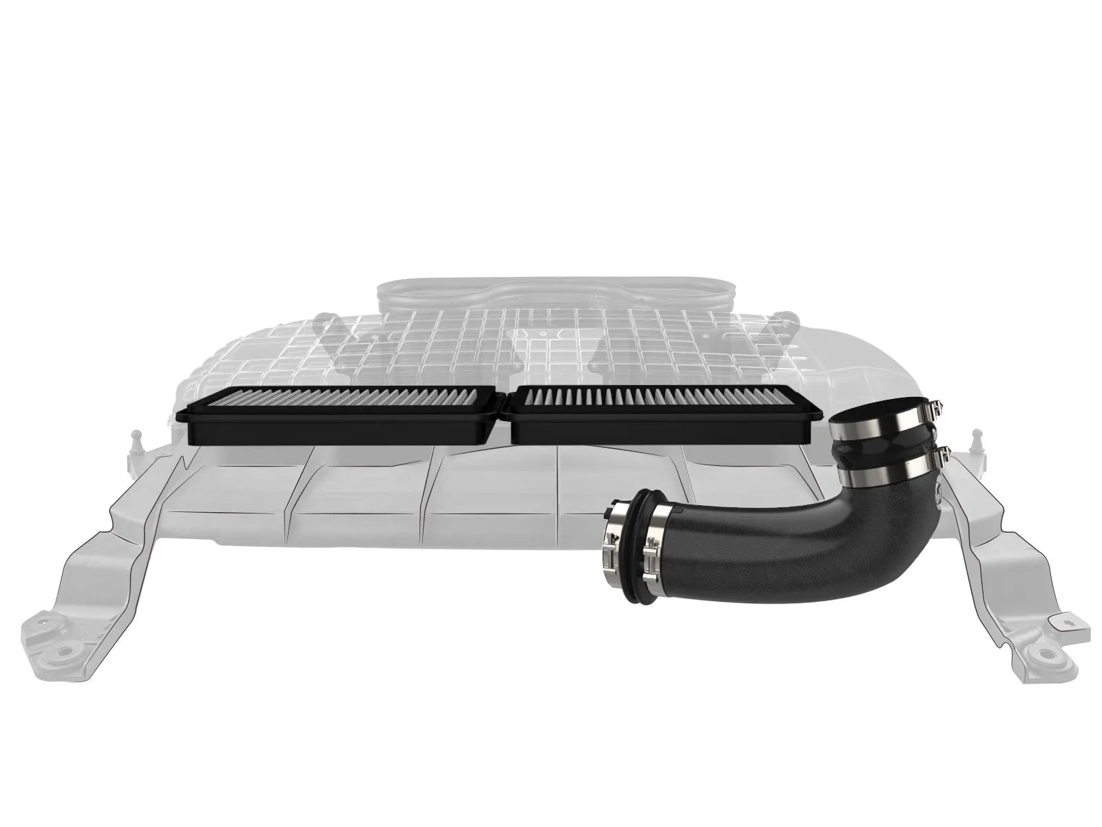 2021-2024 Ram TRX Super Stock Carbon Fiber Induction System Front View