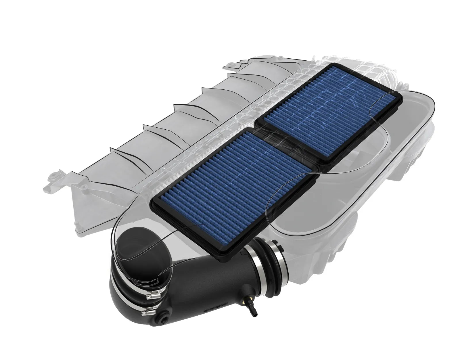 2021-2024 Ram TRX Super Stock Induction System Front View