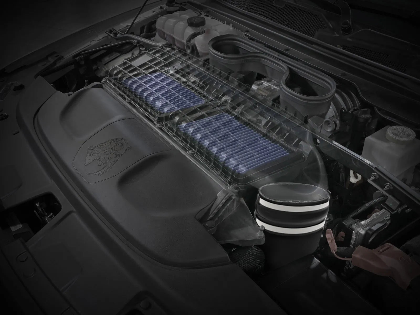 2021-2024 Ram TRX Super Stock Induction System Front View