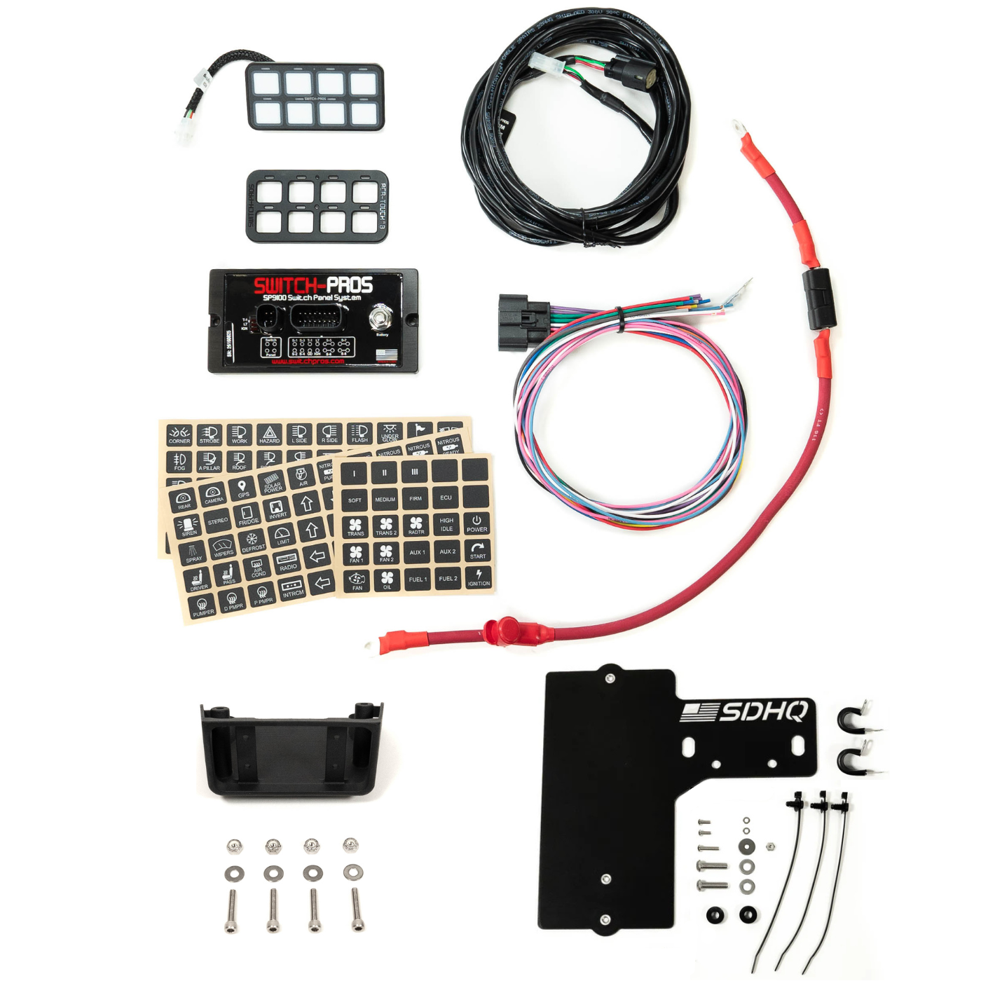 2016-2023 Toyota Tacoma SDHQ Built Complete Switch Pros SP9100 Mounting Kit