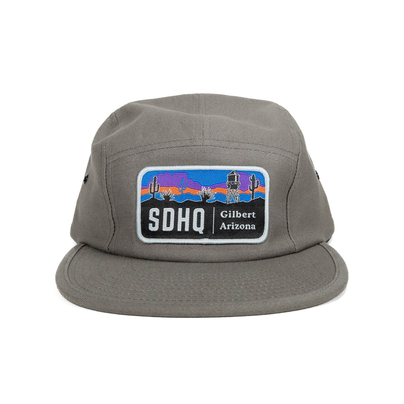 SDHQ Motorsports 5 Panel Hat | Grey