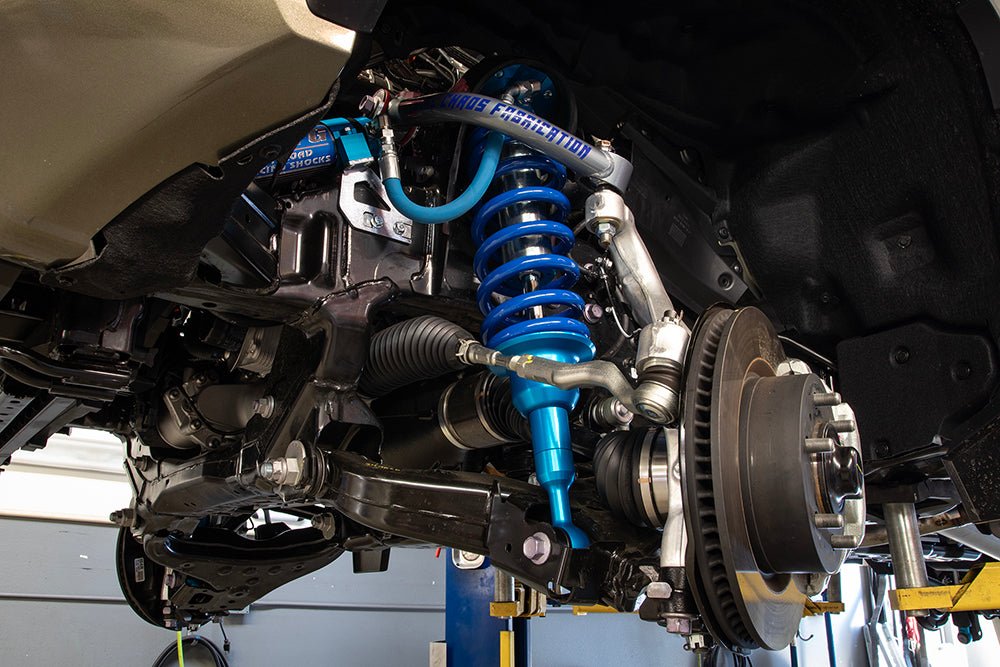 MID TRAVEL LIFT KIT W/ FRONT & REAR 2.5 INCH DIAMETER ADJUSTABLE KING SHOCKS - 4TH GEN TACOMA