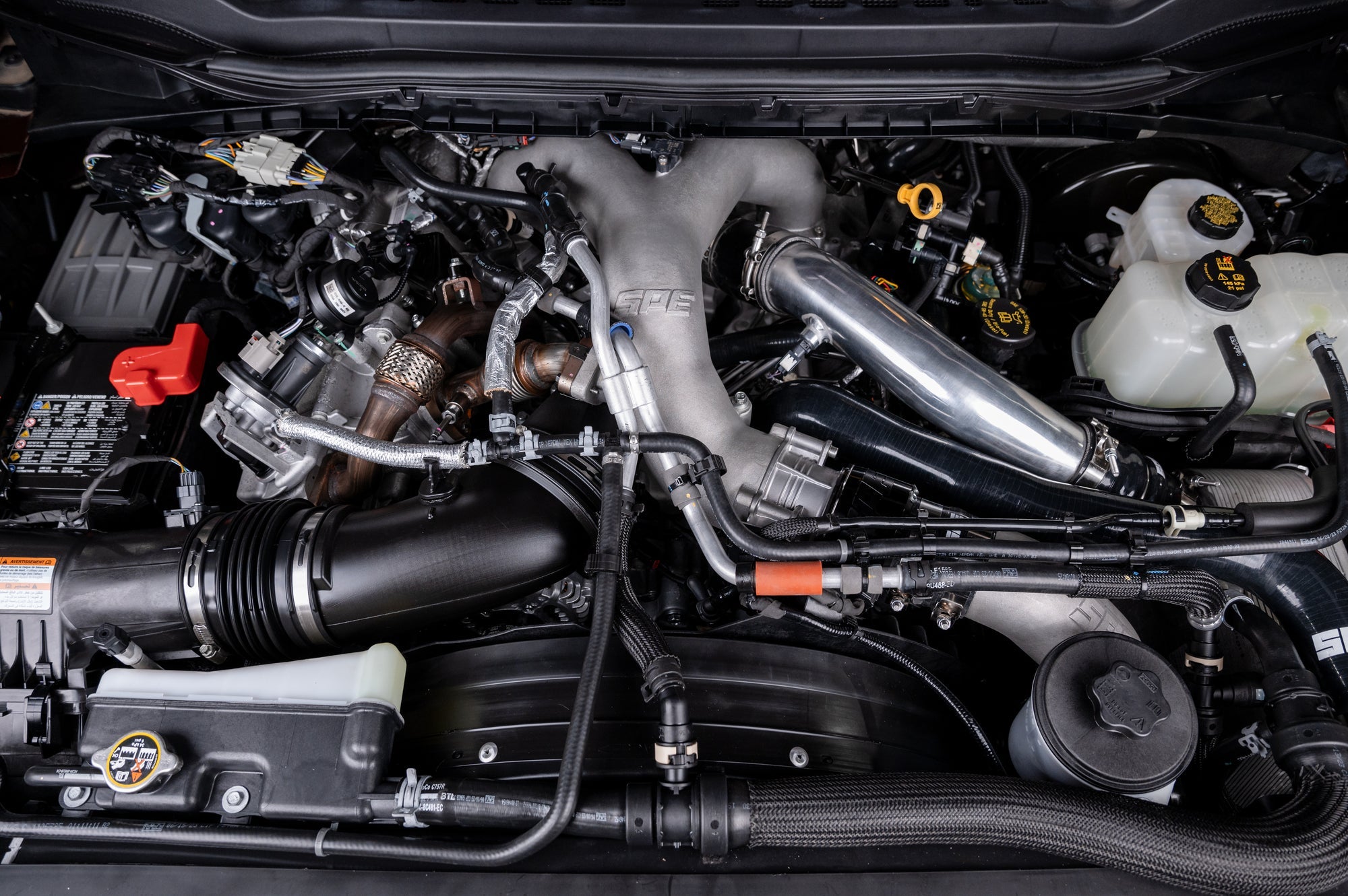 SPE Motorsport 2011-2025 6.7 Powerstroke OE+ Performance Intake Manifold Kit Front View