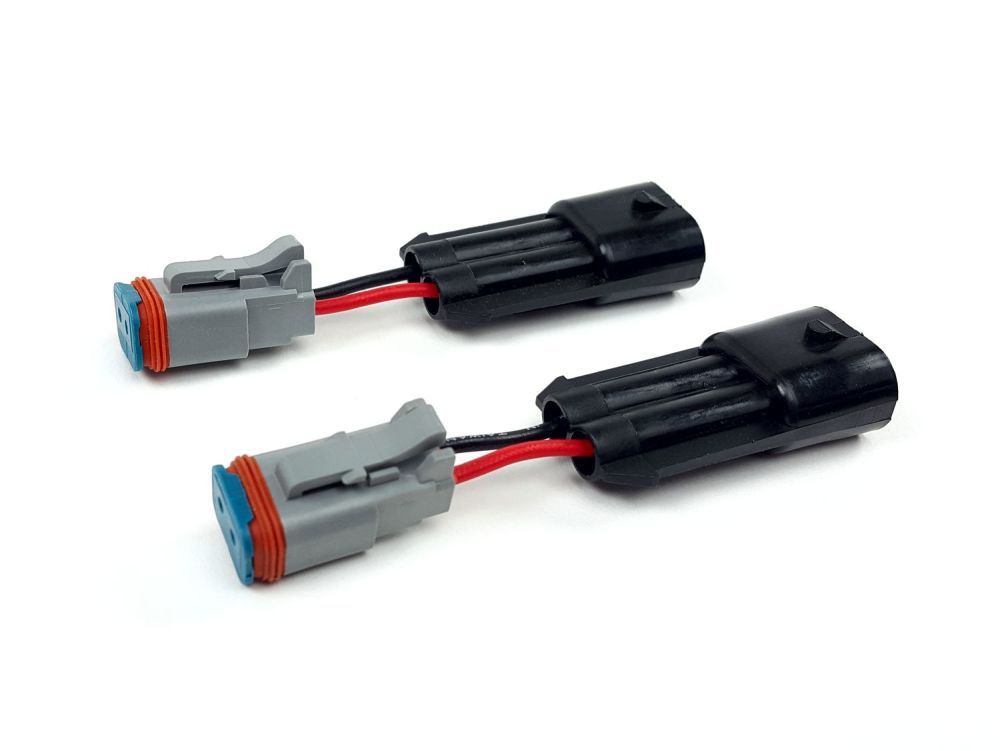 KC HiLites Ford F250/450 Super Duty 99-16 H10 to DT Fog Light Adapters