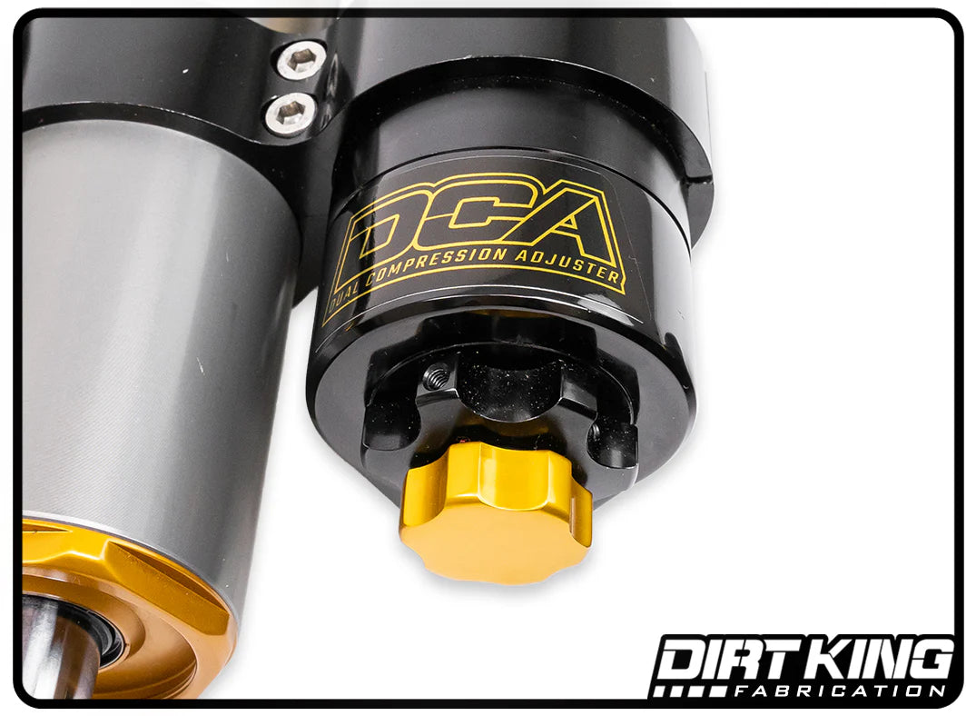 2007-2018 GM 1500 2.5 Smooth Body Shocks | DCA Piggyback Reservoir Front View