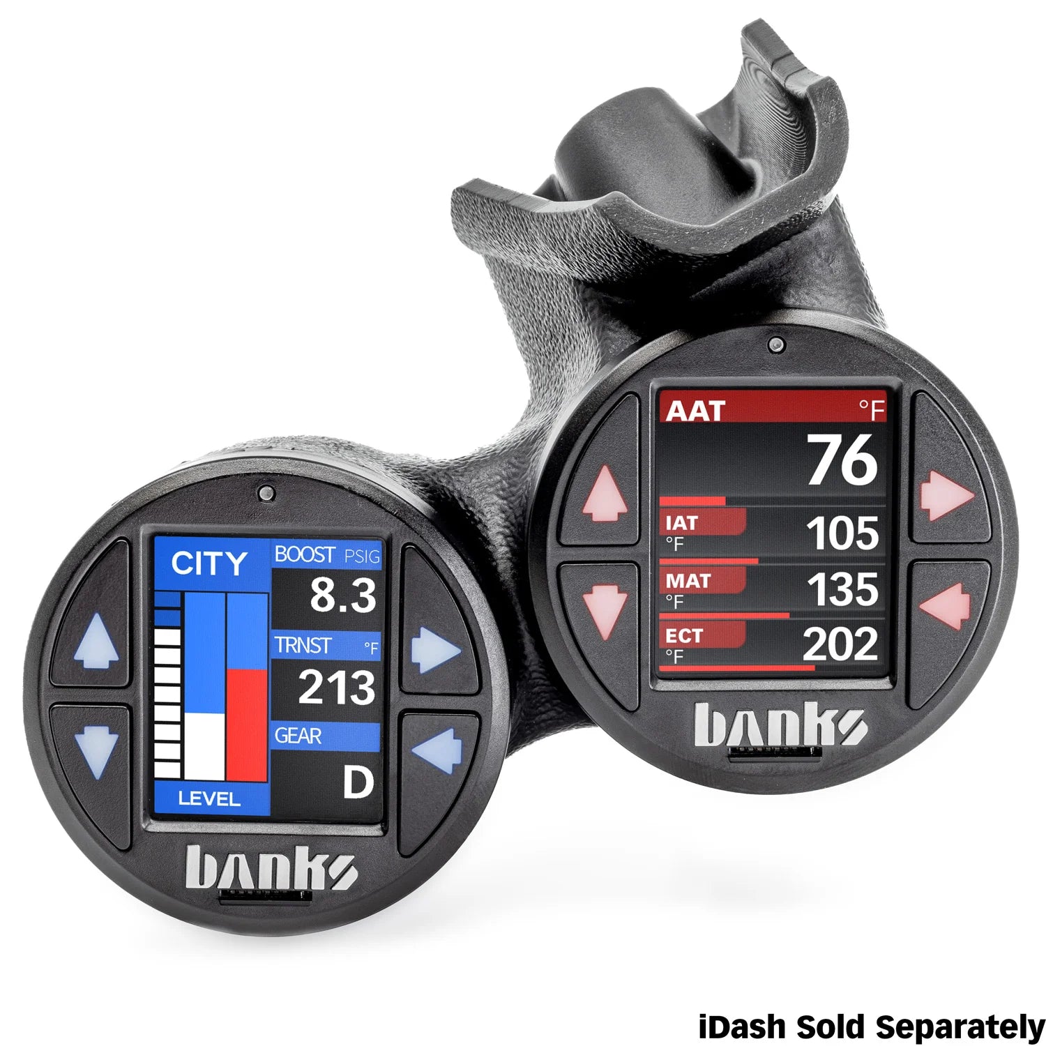 2019-2024 RAM 2500/3500 iDash Stealth Pod Mounts Front View