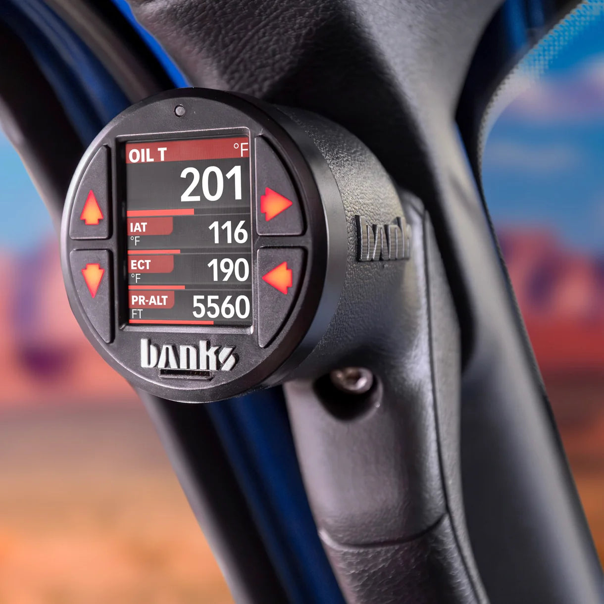 2024-25 Jeep Wrangler JL/JT iDash Stealth Pod Mounts Front View