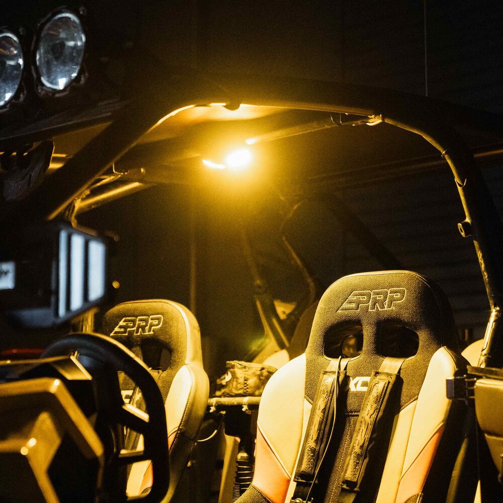 Dual Cyclone Dome Light Tube Clamp Claw Bundle - For Roll Cages