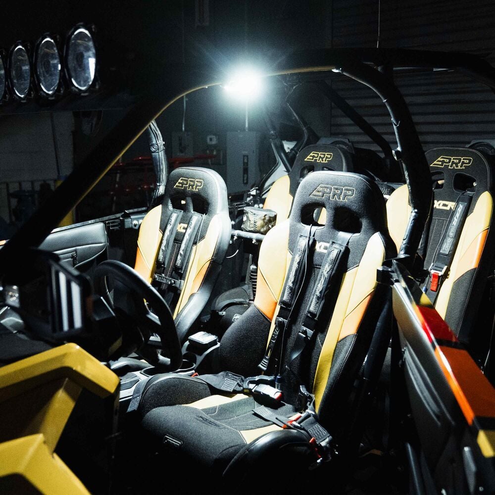 Dual Cyclone Dome Light Tube Clamp Claw Bundle - For Roll Cages
