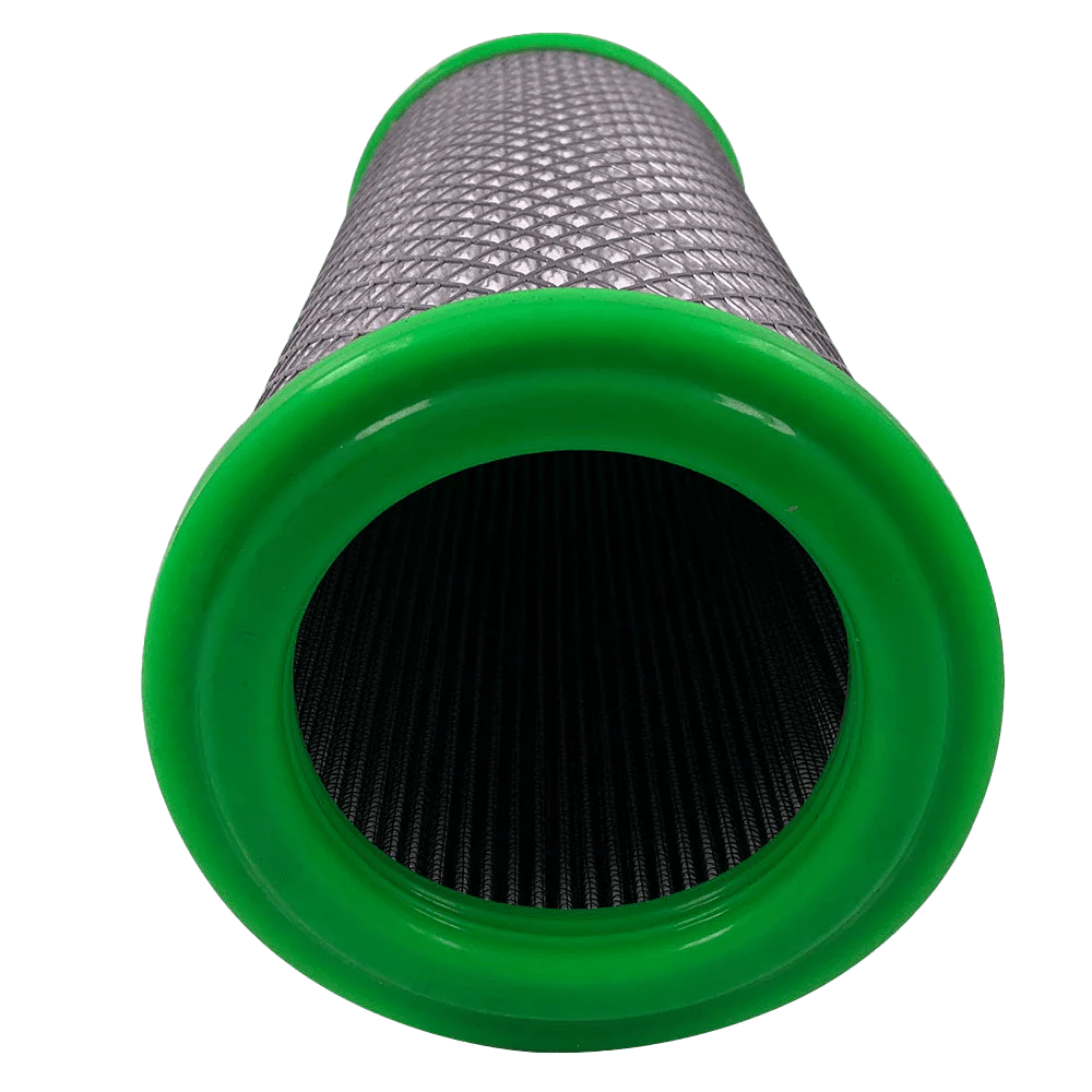 Replacement Air Filter Front View With Green Ends
