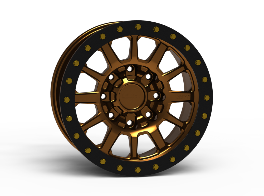 G600 Simulated Beadlock Wheel 18x9.0" 8 Lug - TechLite Ring