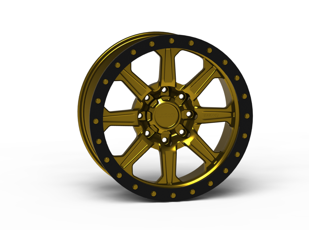 G500 Simulated Beadlock Wheel 20x9.0" 8 Lug - TechLite Ring