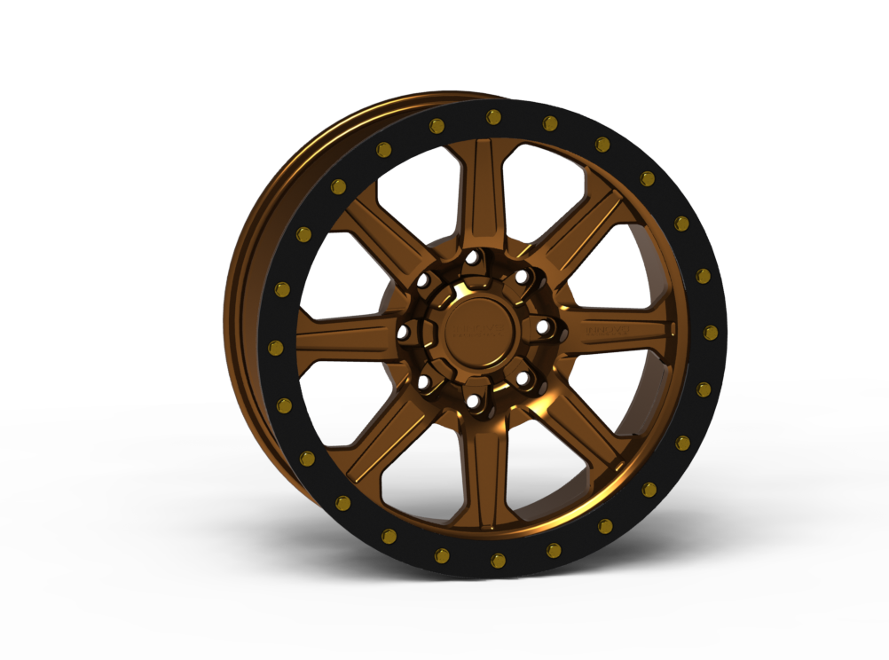 G500 Simulated Beadlock Wheel 20x9.0" 8 Lug - TechLite Ring