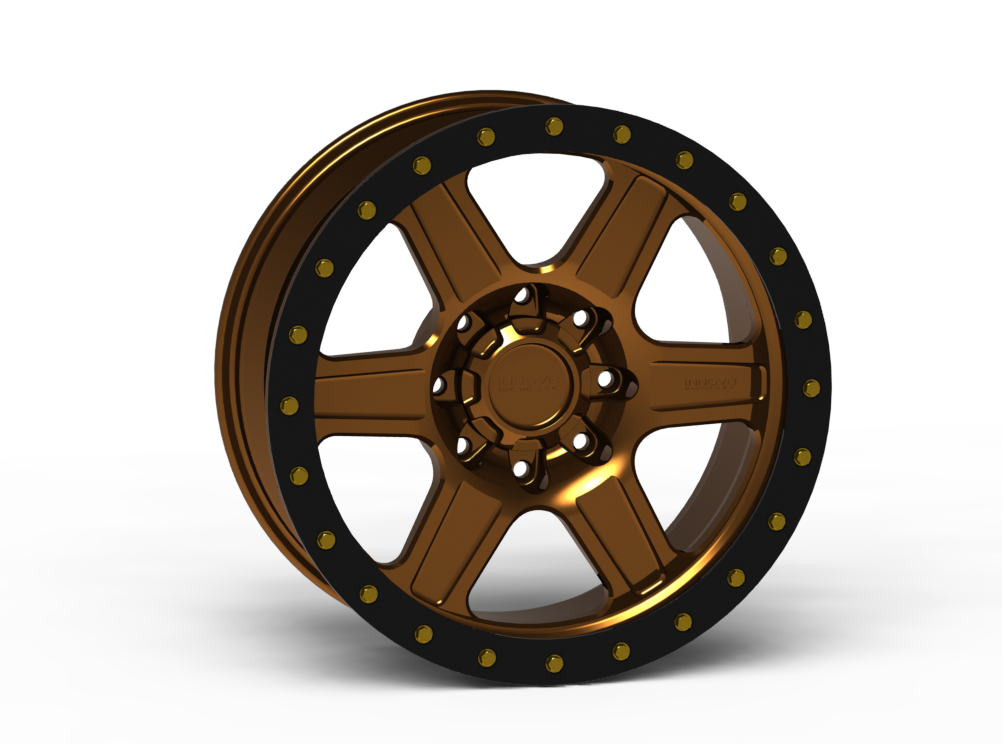 G400 Simulated Beadlock Wheel 20x9.0" 8 Lug - Standard Ring