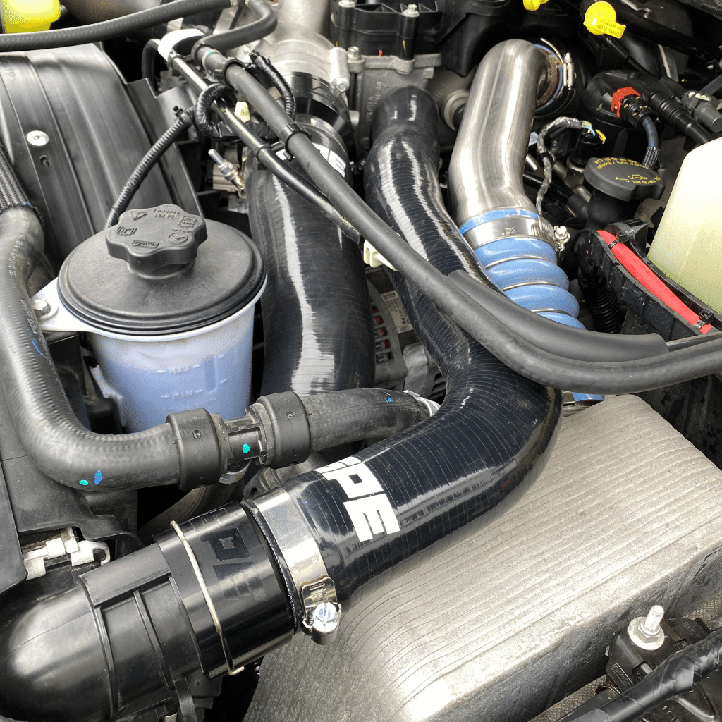 SPE Motorsport 2011-2024 6.7L Powerstroke Upper Radiator Hose Front View
