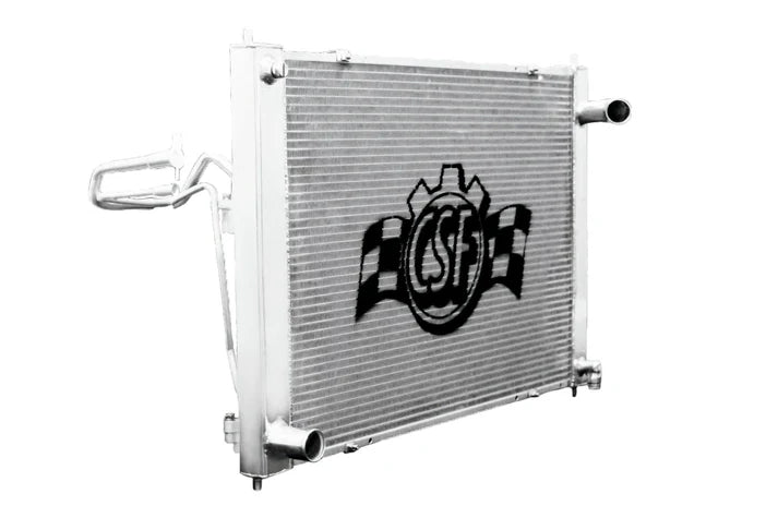08-13 Nissan 370Z / 08-13 Infiniti G37 (AT) All-Aluminum Radiator Side View