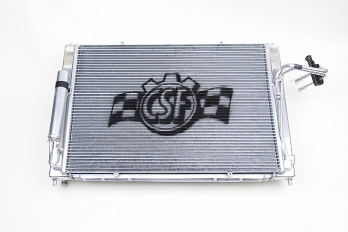 09-20 Nissan 370Z / 08-13 Infiniti G37 (MT) Triple-Pass Radiator + AC Condenser Front View