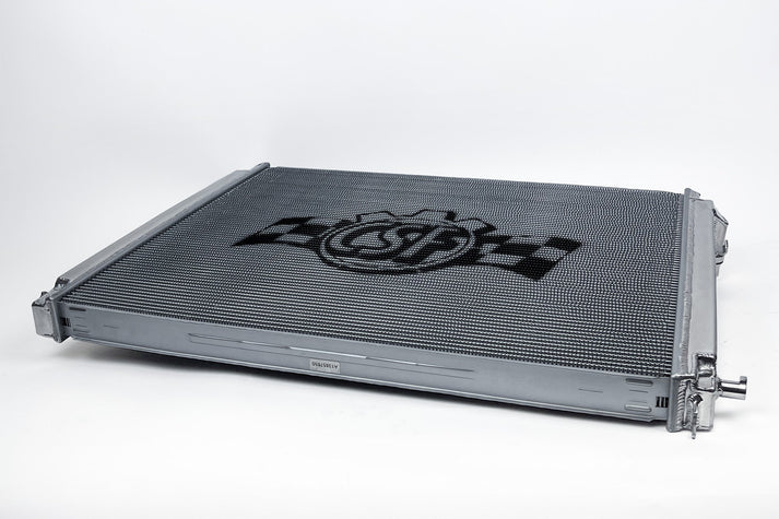 A9X Supra & BMW G-Series High-Performance All-Aluminum Radiator Front View