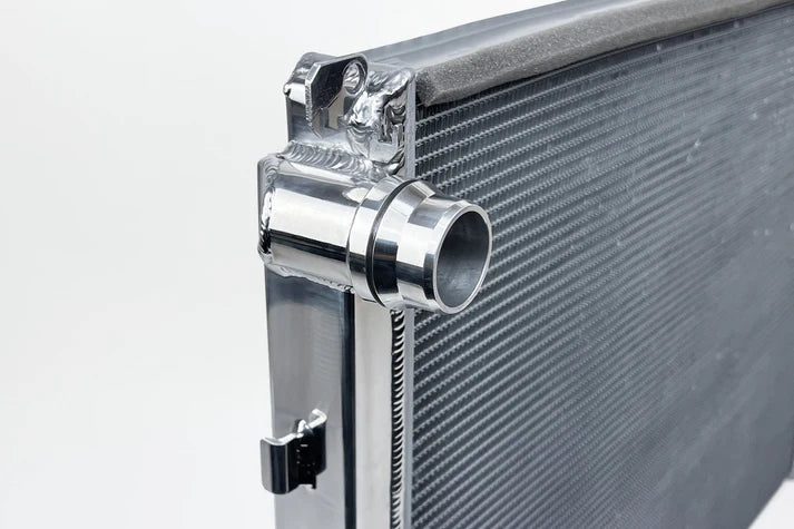 A9X Supra & BMW G-Series High-Performance All-Aluminum Radiator Front View