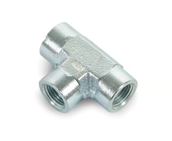Earl's Brake Adapter Front View Silver