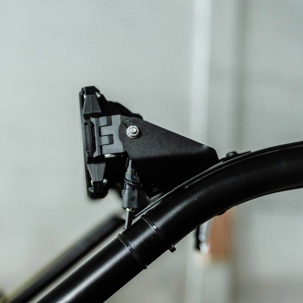 KC HiLites Polaris RZR Turbo R / Pro XP / Pro S Overhead/Roof Light Bar Mounts - 39" Pro6 Gravity® LED - 6-Light Bar Front View