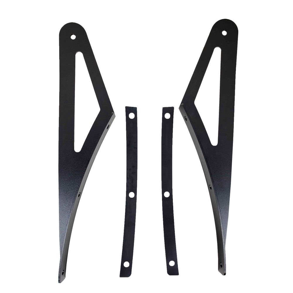 KC HiLites Bracket Set - Overhead Mount for '15-24 Ford F150 / Raptor Front View