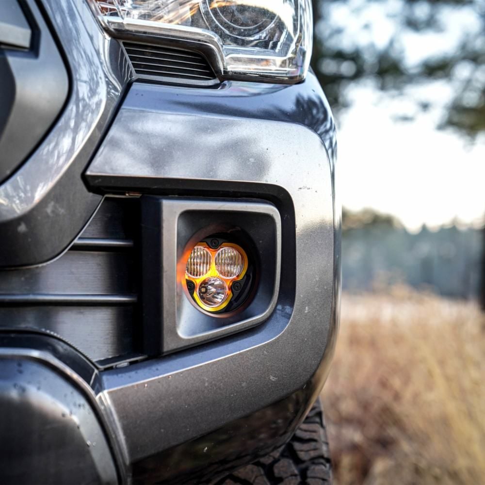 KC HiLites Bracket Set - Fog Pocket Kit for FLEX ERA 3 | Brackets and Bezels - For Toyota Vehicles (pr)