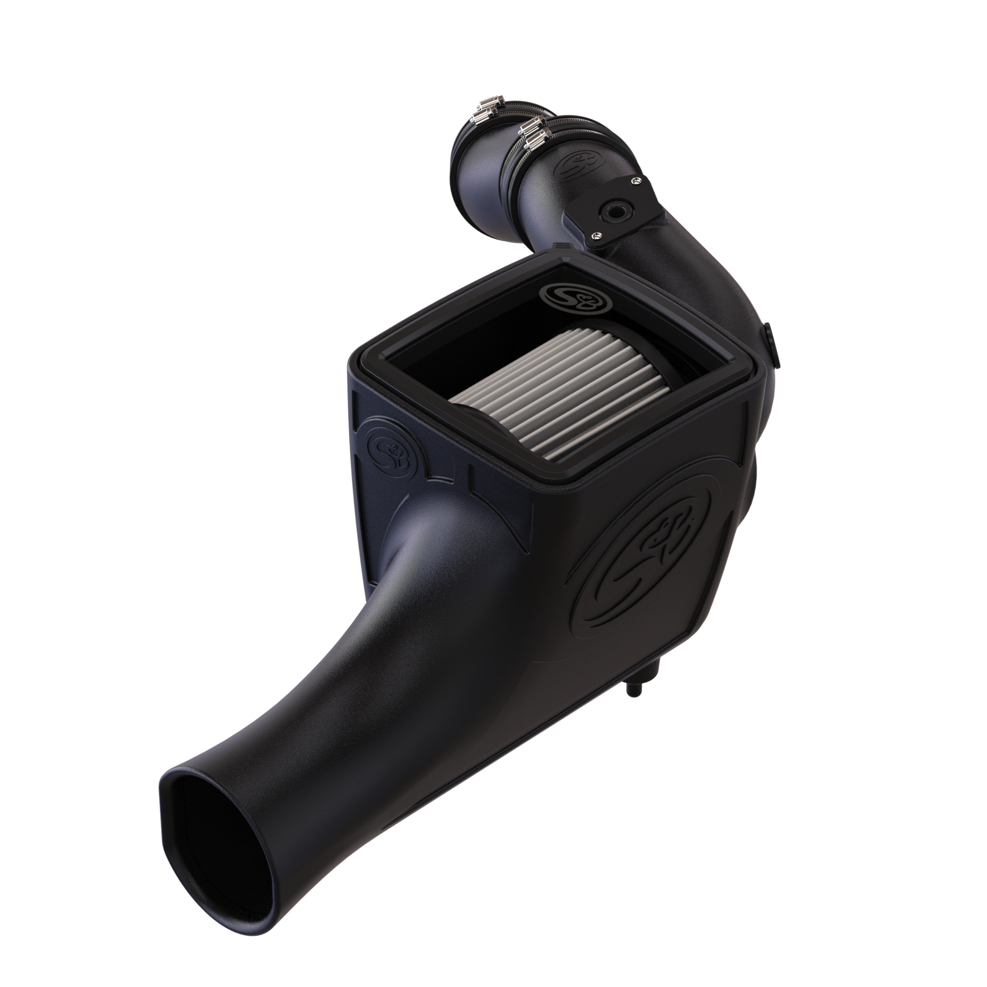 S&B Cold Air Intake for 2003-2007 Ford Powerstroke 6.0L Front View