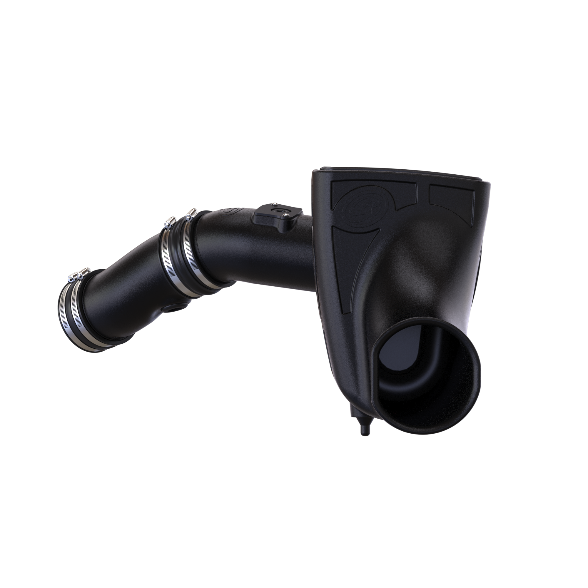 S&B Cold Air Intake for 2003-2007 Ford Powerstroke 6.0L Side View