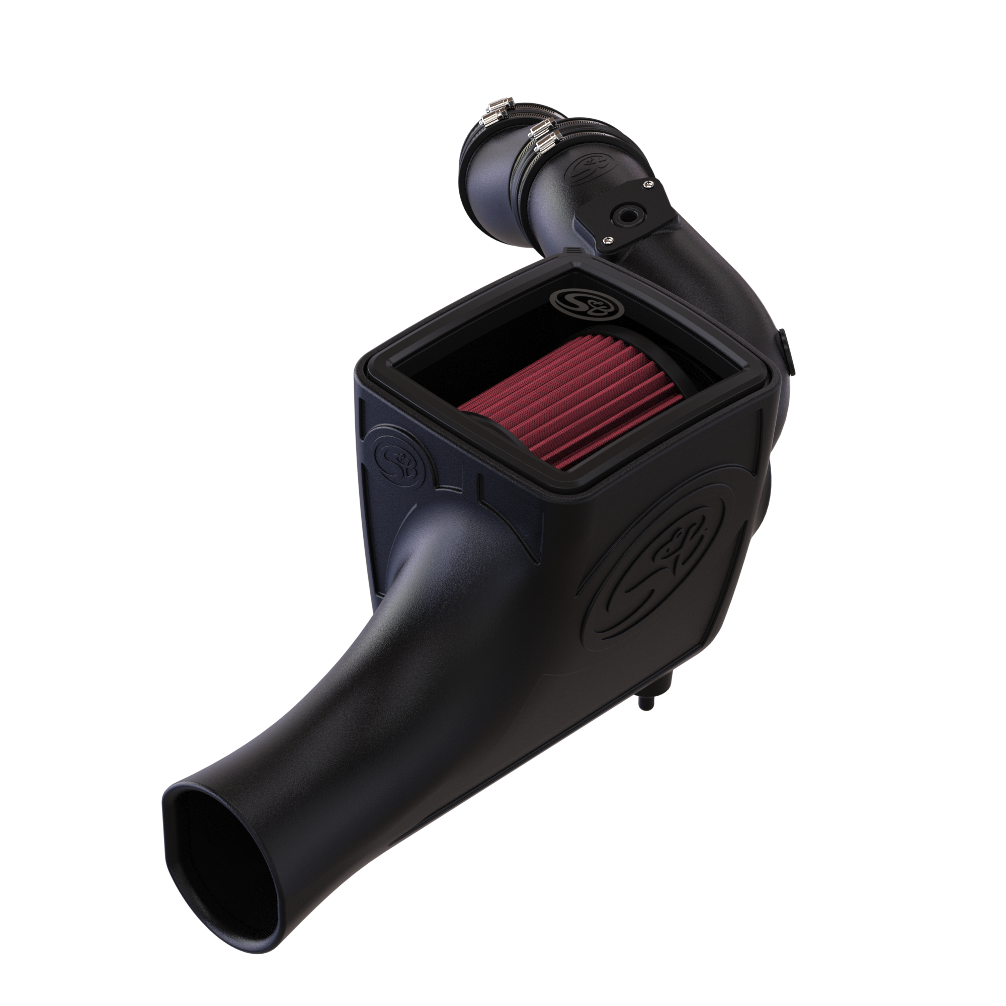 S&B Cold Air Intake for 2003-2007 Ford Powerstroke 6.0L Front View