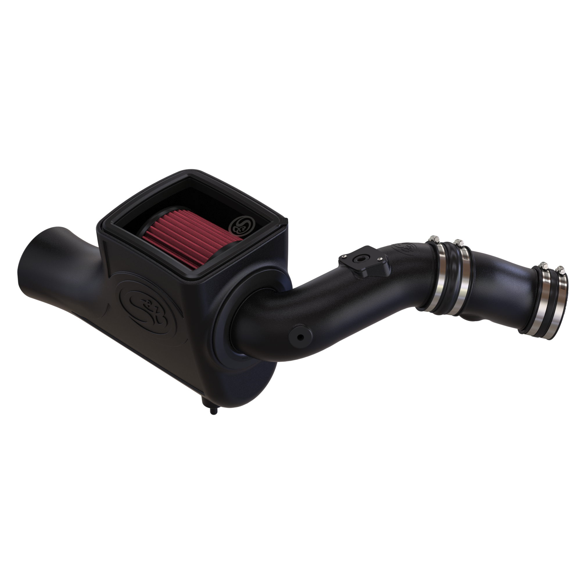 S&B Cold Air Intake for 2003-2007 Ford Powerstroke 6.0L Front View