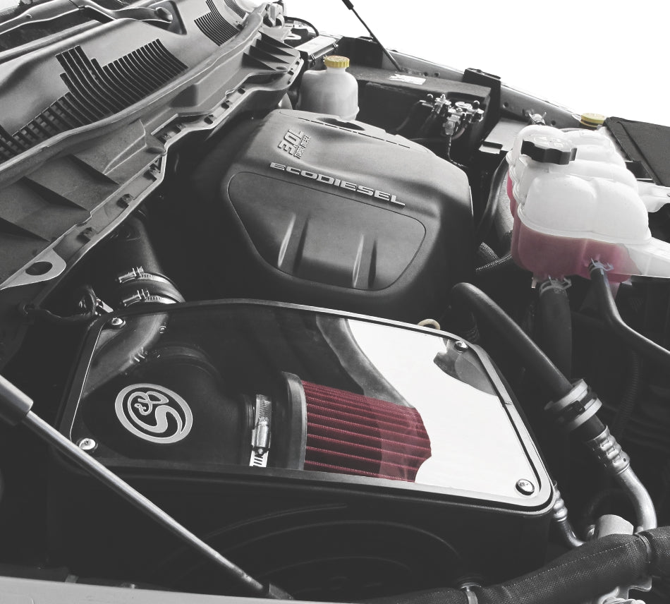 S&B Cold Air Intake for 2014-2018 Dodge Ram EcoDiesel Side View
