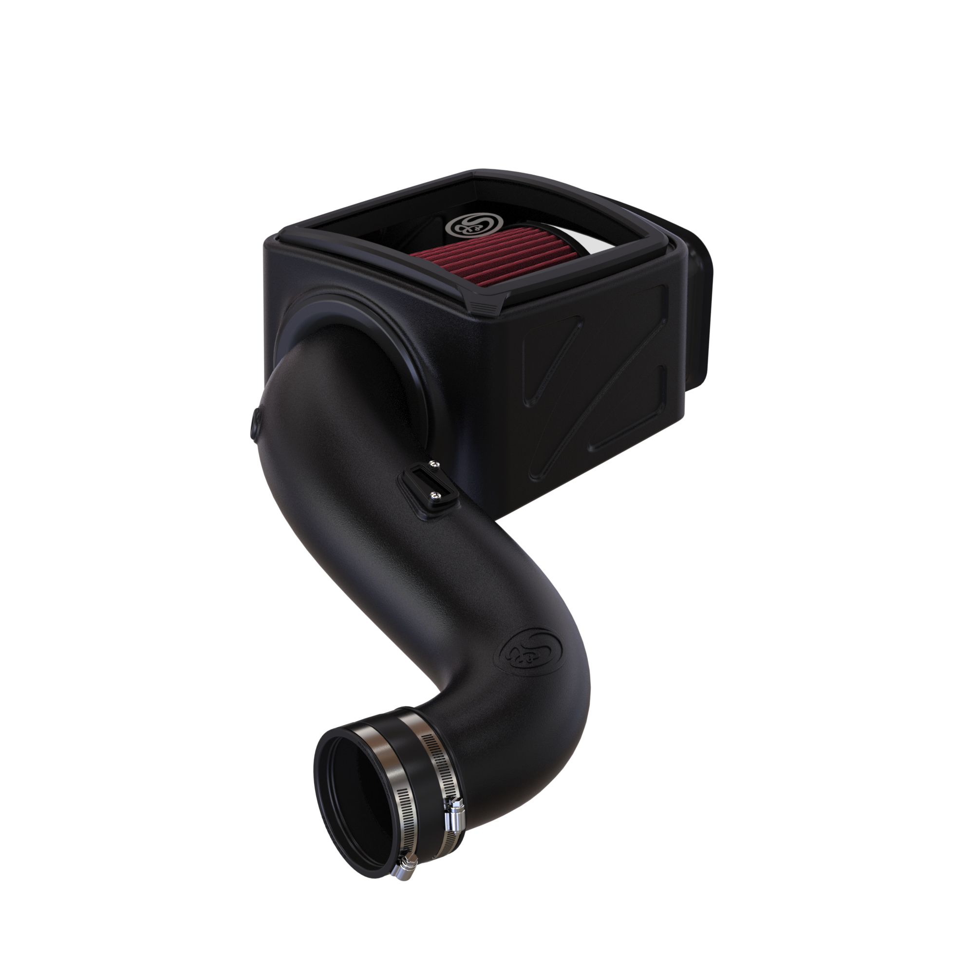 S&B Cold Air Intake for 2007-2010 Chevy / GMC Duramax LMM 6.6L Rear View