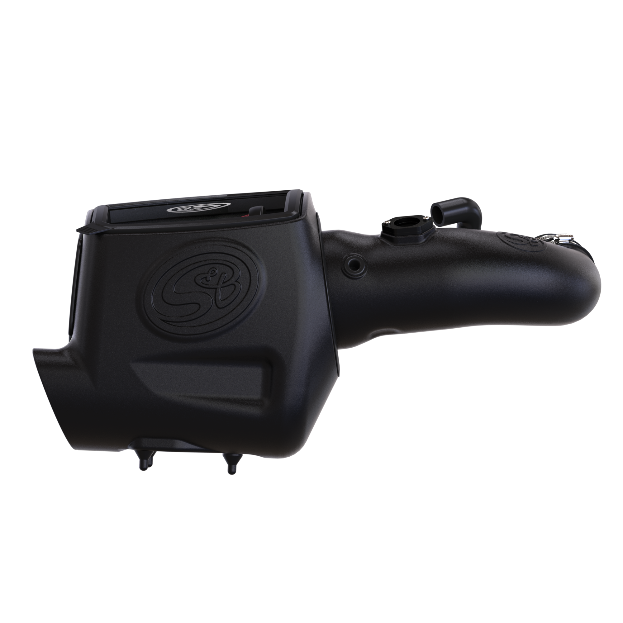 S&B Cold Air Intake for 2008-2010 Ford Powerstroke 6.4L Side View